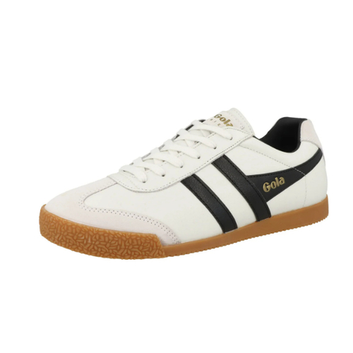 HARRIER LEATHER WHITE/BLACK/BLACK|GOLA