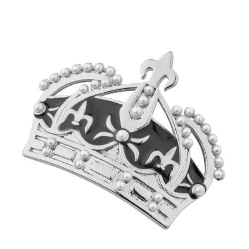 Corona con perlas plata|SHOEME CHARMS