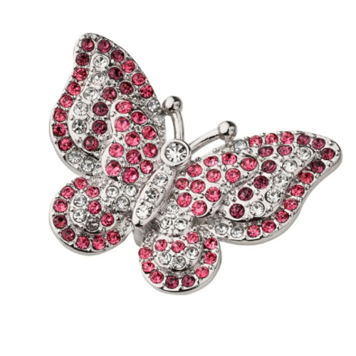 Mariposa rosa|SHOEME CHARMS